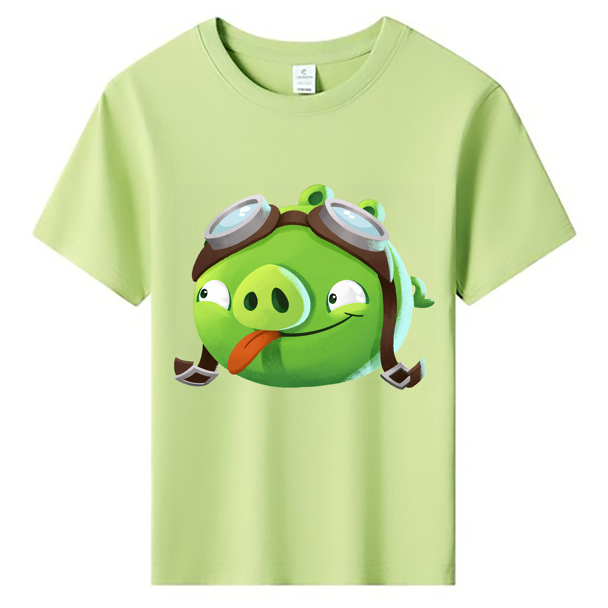 （画像用） Angry Birds アングリーバード 綿100％キッズTシャツ（フロントプリント）